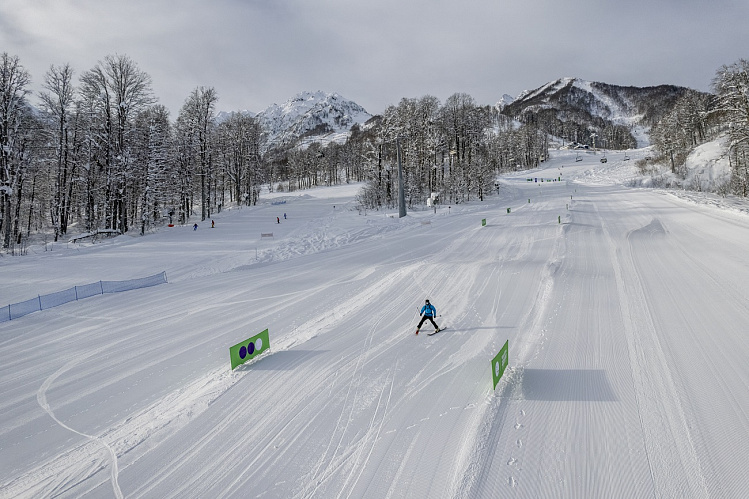 «Роза Хутор» и МегаФон запустили уникальную для России горнолыжную трассу, фото 1 - круглогодичный курорт «Роза Хутор»