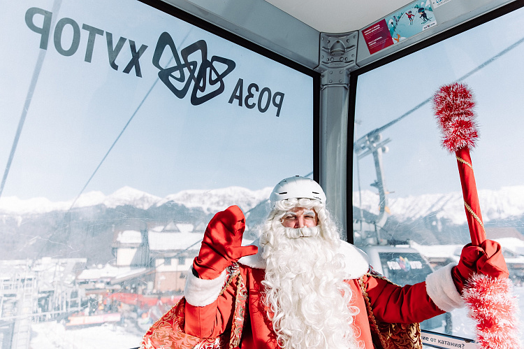 Дед Мороз из Великого Устюга отметит Новый год на «Роза Хутор», фото 1 - круглогодичный курорт «Роза Хутор»