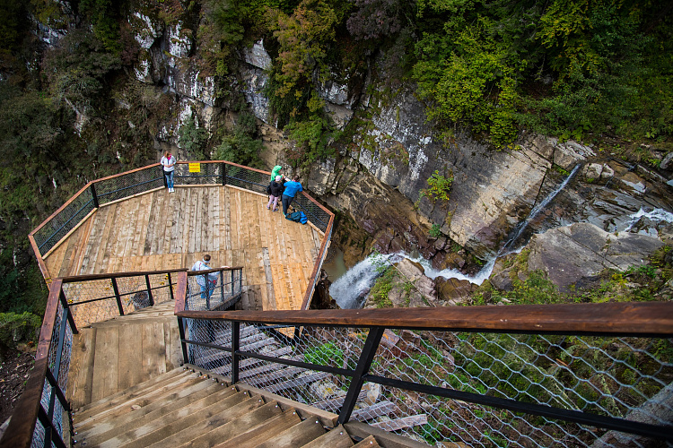 Уникальный парк водопадов «Менделиха»» открылся для посещения на «Роза Хутор» , фото 4 - круглогодичный курорт «Роза Хутор»
