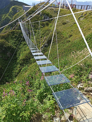 Уникальный «стеклянный» мост появился на Роза Хутор, фото 2 - круглогодичный курорт «Роза Хутор»
