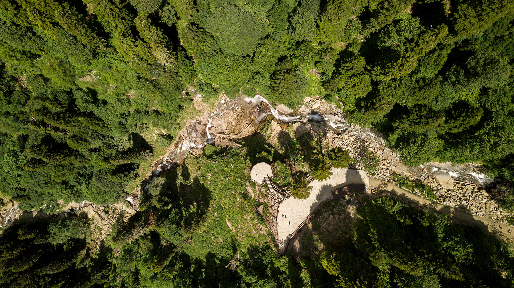 Парк водопадов «Менделиха», фото 6 - круглогодичный курорт «Роза Хутор»