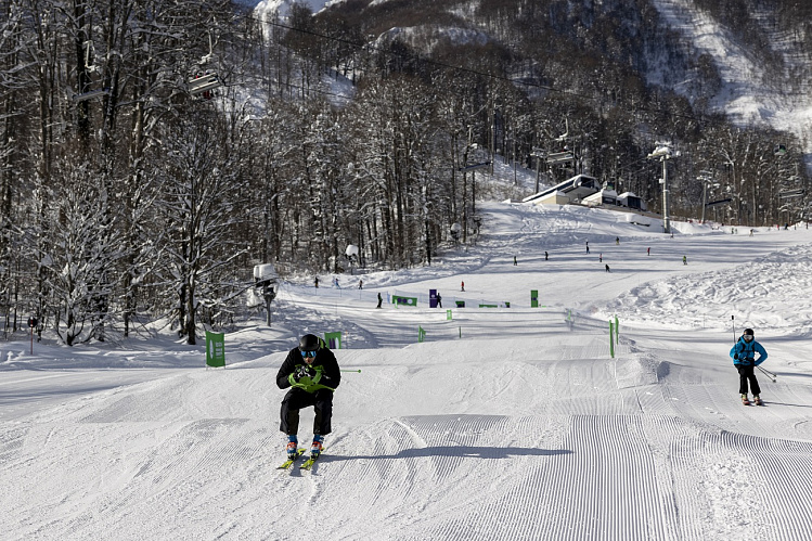 «Роза Хутор» и МегаФон запустили уникальную для России горнолыжную трассу, фото 3 - круглогодичный курорт «Роза Хутор»